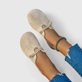 Noora - Pantoufles orthopédiques en teinte beige