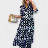 Juliana - Robe Midi Avec Motif Chaîne