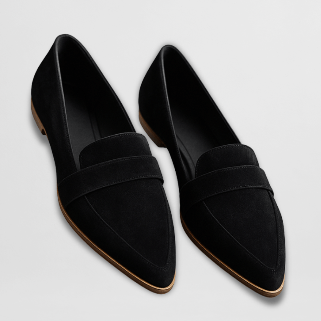Helen - Chaussons orthopédiques en daim souple