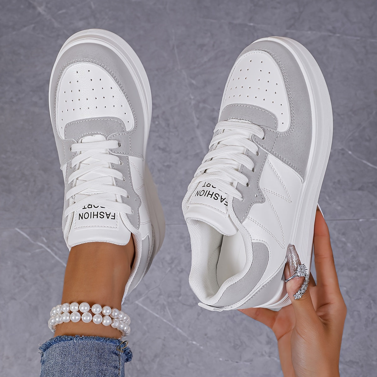 Chloé - Baskets Plateforme Élégantes