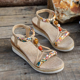 Saima - Sandales orthopédiques au look boho inspiré