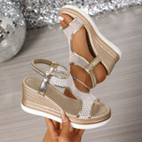 Hailey - Sandales à talons ergonomiques avec une structure aérée