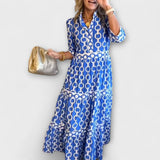 Juliana - Robe Midi Avec Motif Chaîne