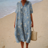 Fanny - Robe d’Été Imprimée Flatteuse