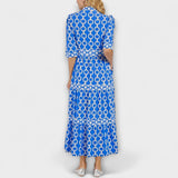 Juliana - Robe Midi Avec Motif Chaîne