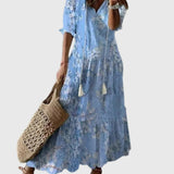 Amalia - Robe Maxi d'Été Vintage Boho