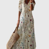 Amalia - Robe Maxi d'Été Vintage Boho