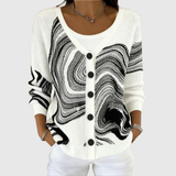 Noéline - Cardigan boutonné en maille à poches latérales