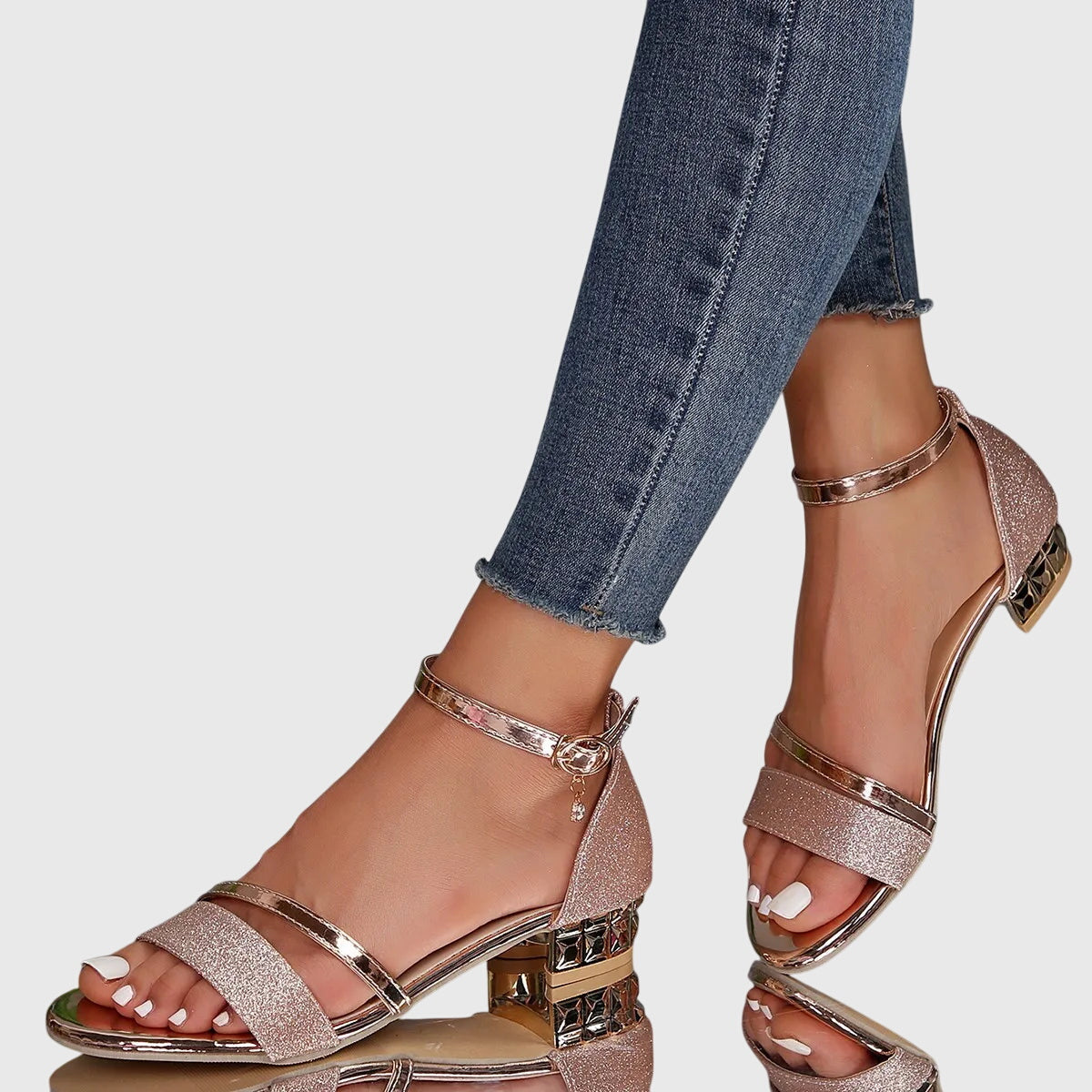 Alison - Sandales à Talons Orthopédiques