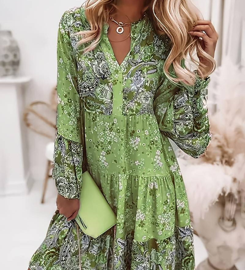 Eira - Robe Boho Imprimée