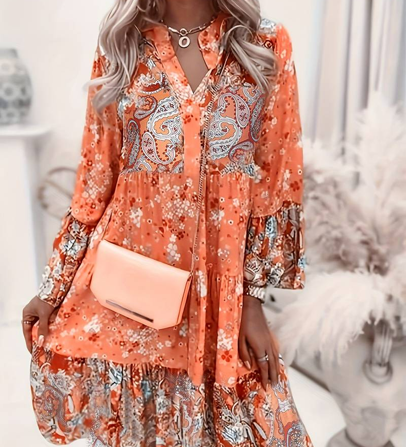 Eira - Robe Boho Imprimée