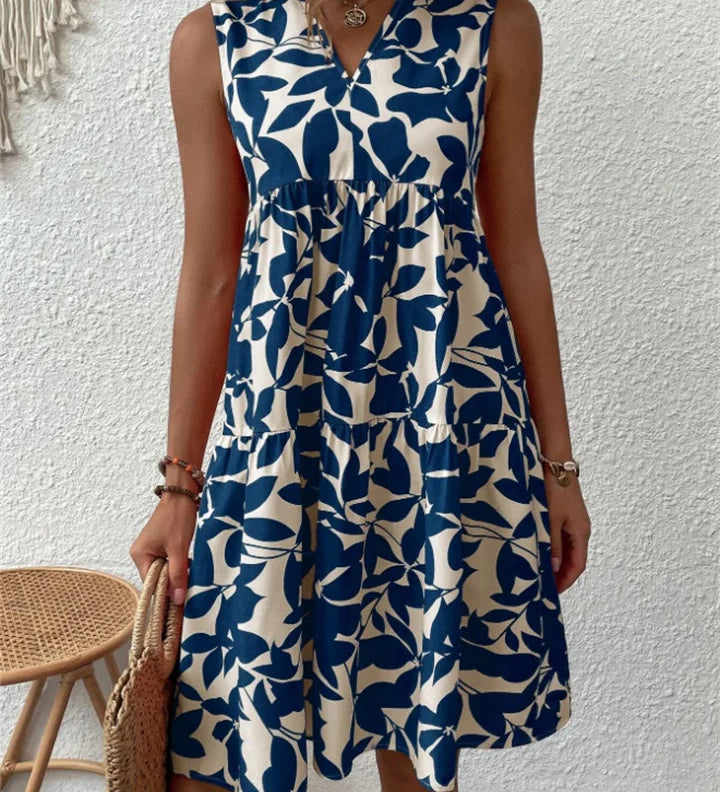 Tasha - Robe Midi Fluide Épanouissante