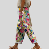 Pierrette - Pantalon décontracté en coton doux léger