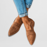 Helen - Chaussons orthopédiques en daim souple