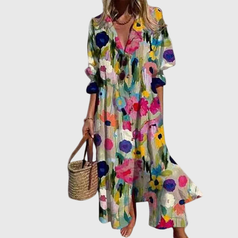 Zariah - Robe Maxi Bohémienne Élégante