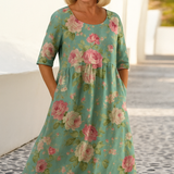 Émeline344 - Robe Midi Relax Luna