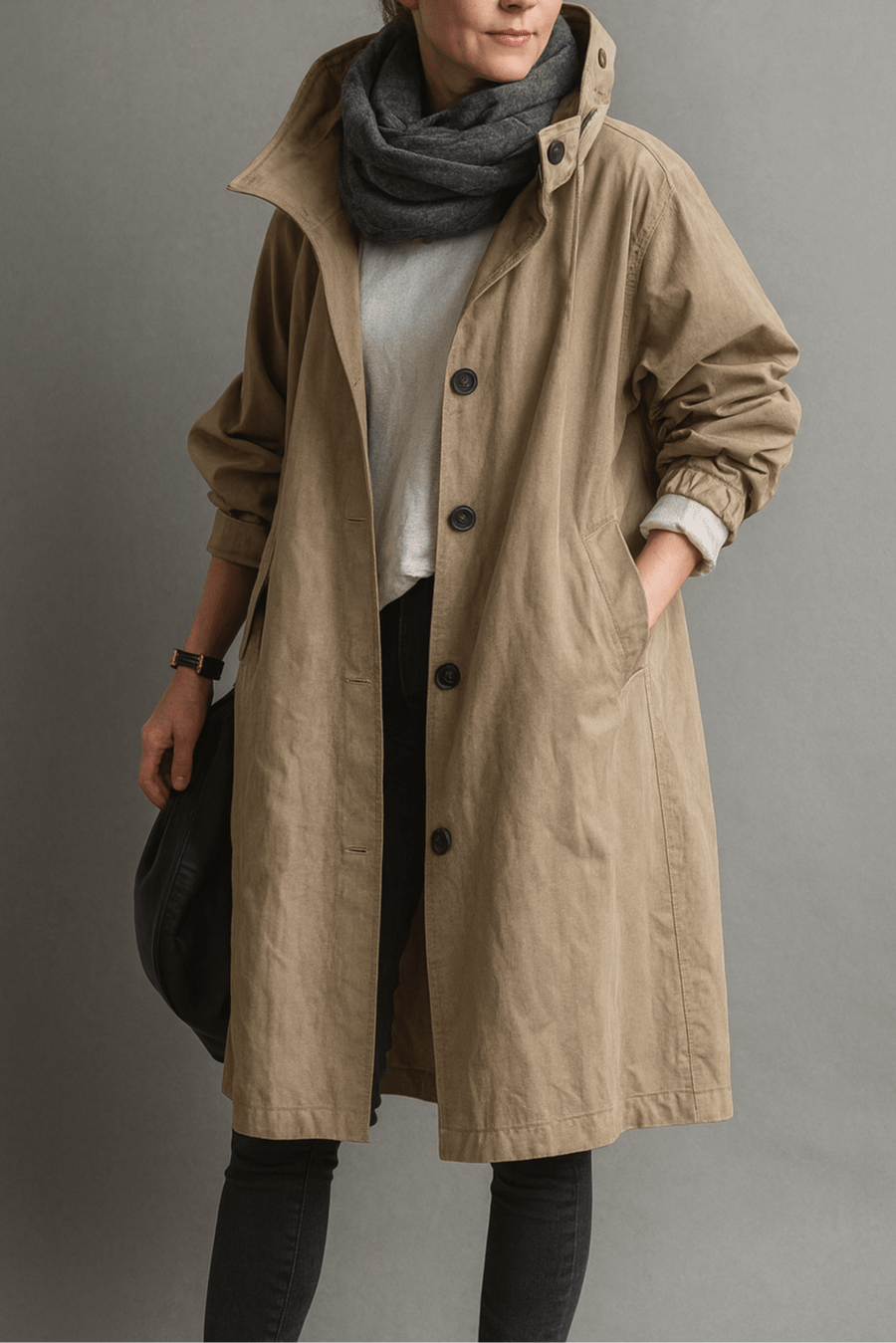 Colette – trench détail du col