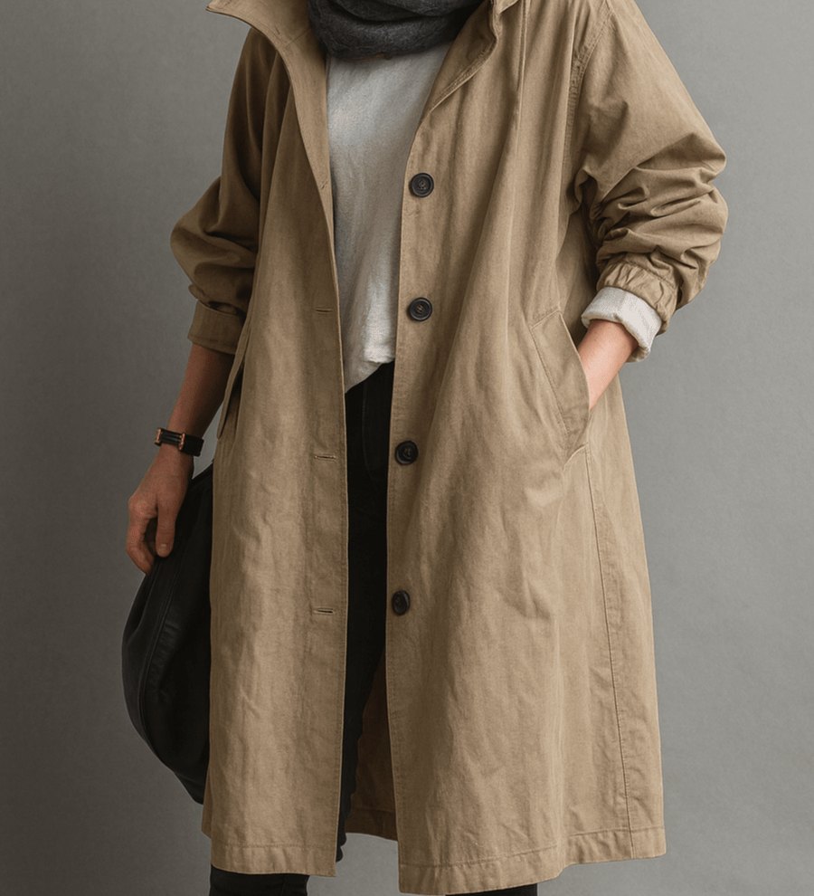 Colette – trench détail du col