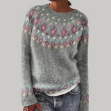 Candace - Pull en Maille à Motif