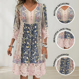 Naya - Robe Midi Fluide Boho Luxe