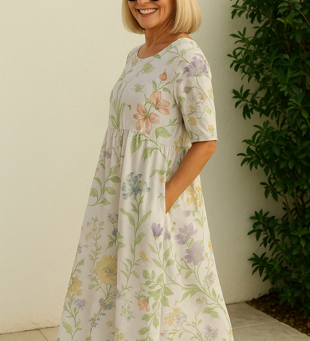 Émeline344 - Robe Midi Relax Luna