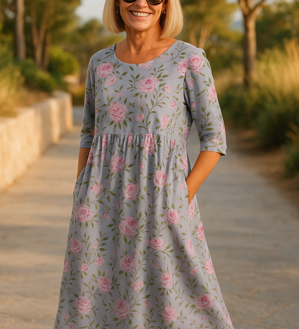 Émeline344 - Robe Midi Relax Luna