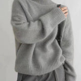 Amaya - Pull Col Roulé en Cachemire Luxueux