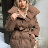 Élise – manteau oversize vu de côté