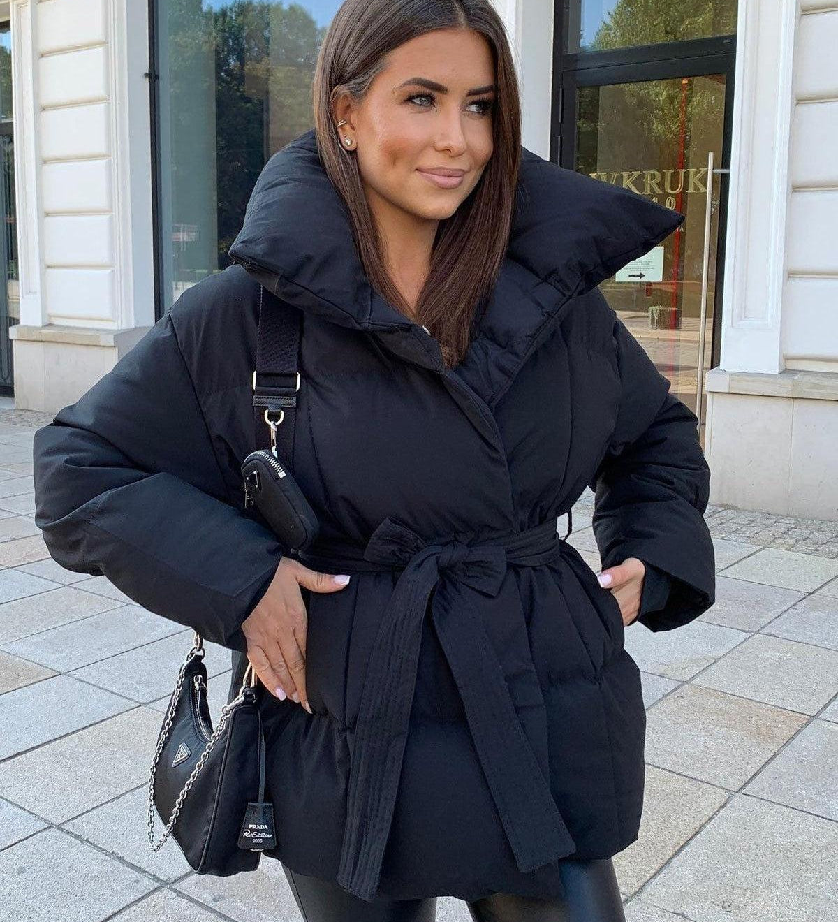 Élise – manteau oversize vu de dos