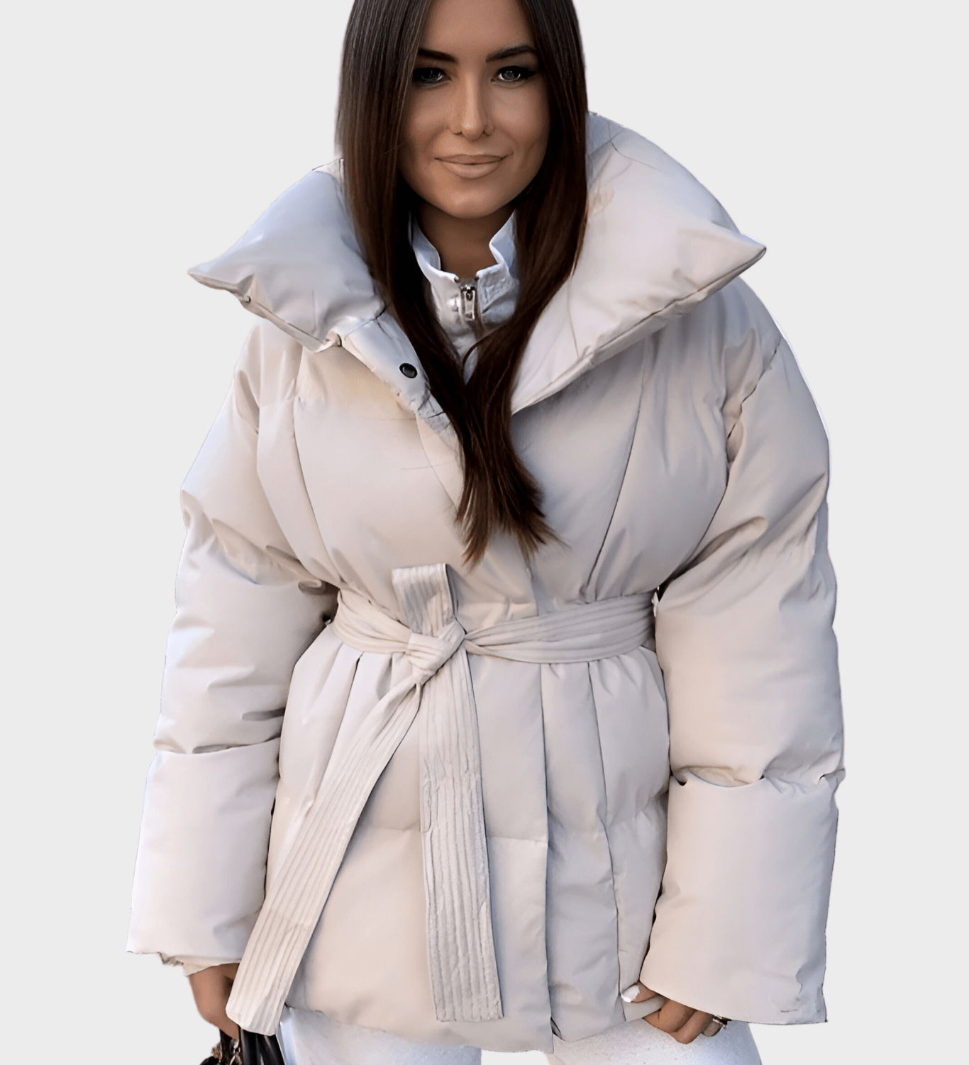 Élise – manteau oversize vu de face