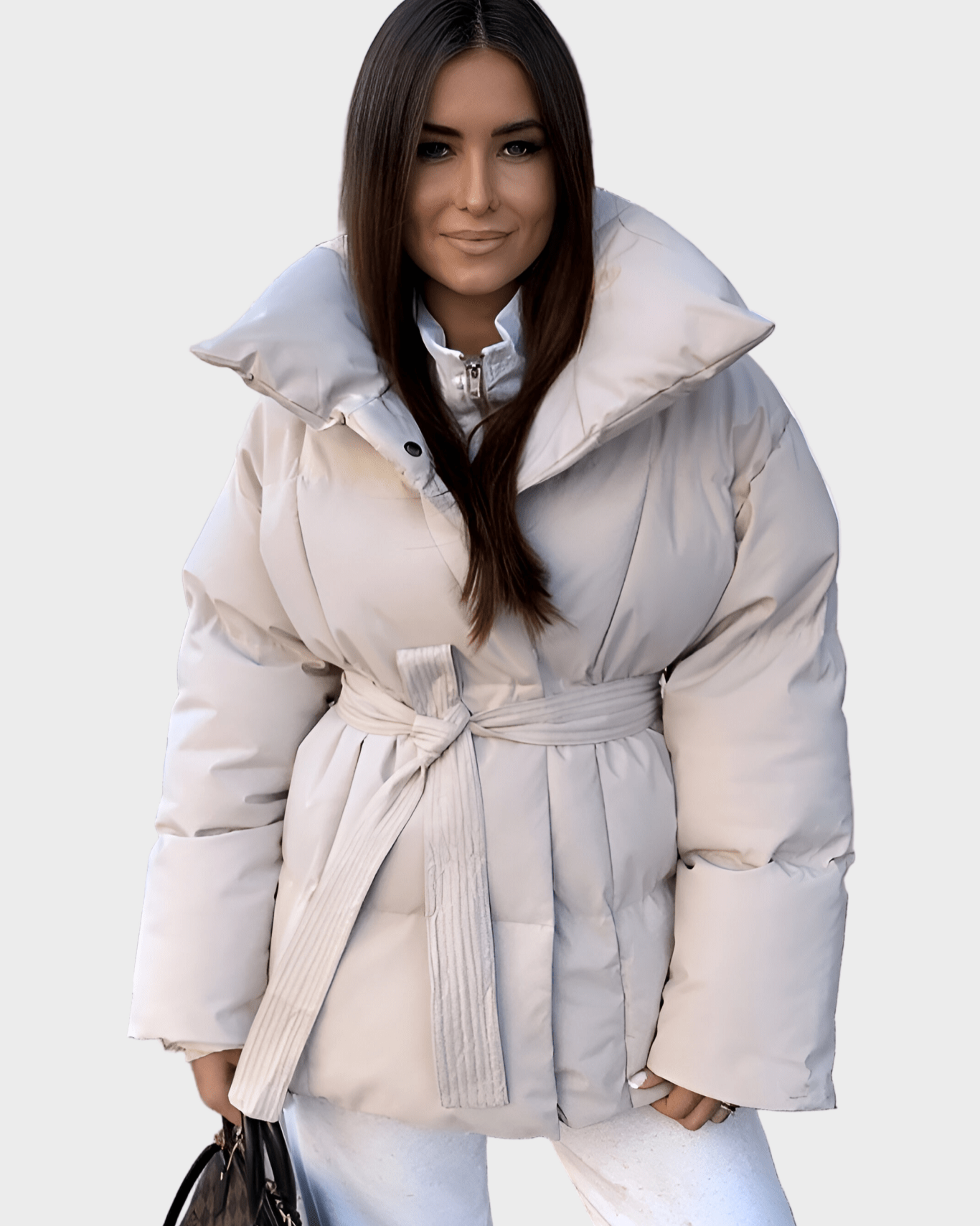 Élise – manteau oversize vu de face