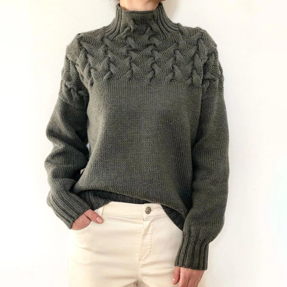 Elena - Pull Col Roulé Chaud