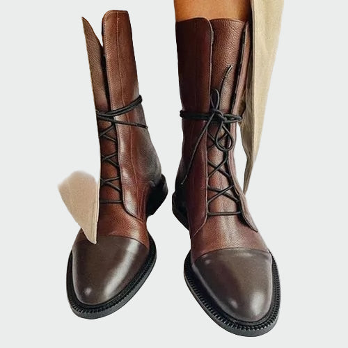 Ludivine - Bottes orthopédiques en cuir