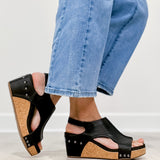 Briellae - Sandales à talons noires brillantes