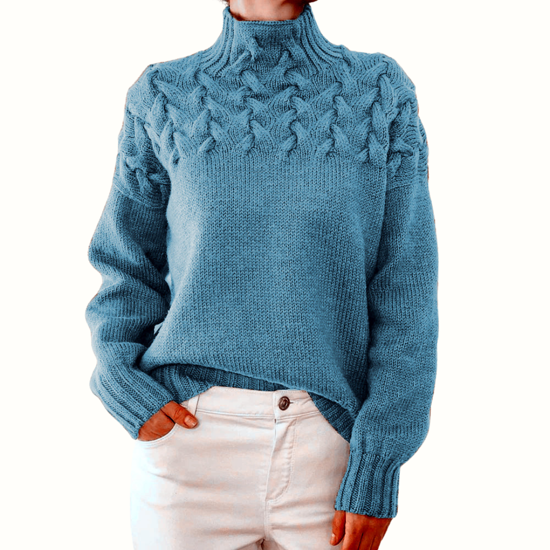 Elena - Pull Col Roulé Chaud