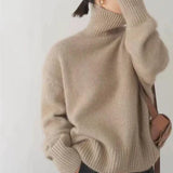 Amaya - Pull Col Roulé en Cachemire Luxueux