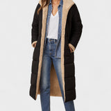 Margaux – manteau réversible vu de face