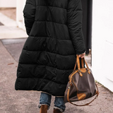 Margaux – manteau réversible vu de côté