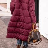 Margaux – manteau réversible gros plan sur la matière