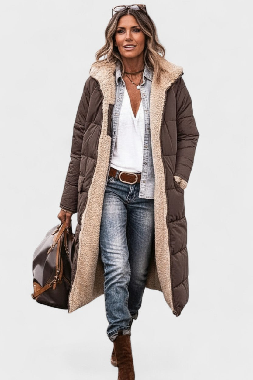 Margaux – manteau réversible déclinaison de coloris