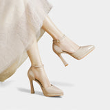 Lujane - Talons en Cuir Evette