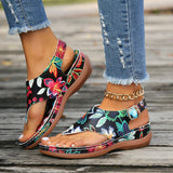 Aura - Sandales orthopédiques à motif floral