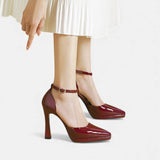 Lujane - Talons en Cuir Evette