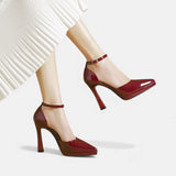 Lujane - Talons en Cuir Evette