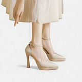 Lujane - Talons en Cuir Evette