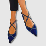 Noëlle - Mocassins Chic Bleu Marine