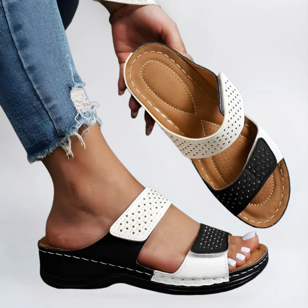 Lynn - Sandales orthopédiques élégantes au style intemporel