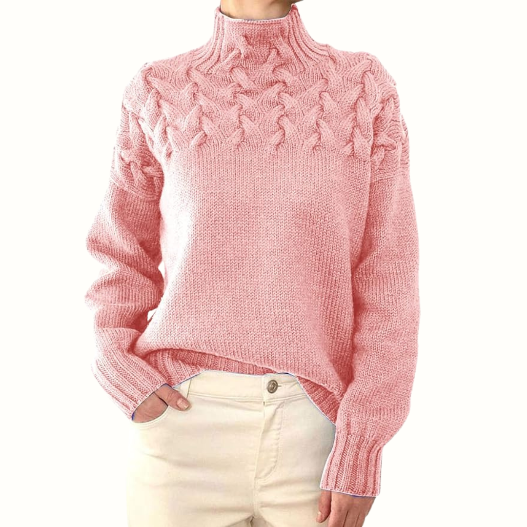 Elena - Pull Col Roulé Chaud