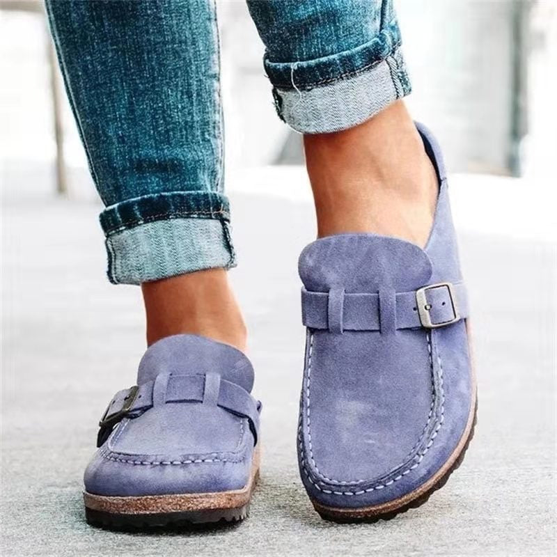 Heidi - Chaussons orthopédiques raffinés en taupe