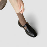Zhelynne - Chaussures Mary Jane orthopédiques à bout carré